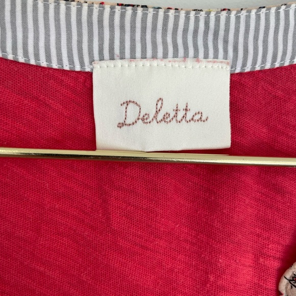 Anthropologie Deletta M floral knit top - Picture 6 of 10